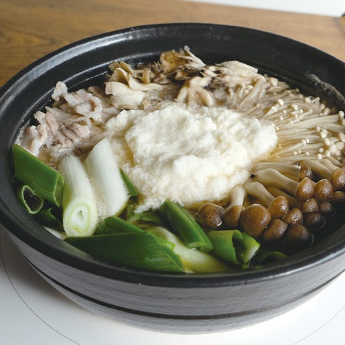 【土鍋レシピ】とろろきのこ鍋