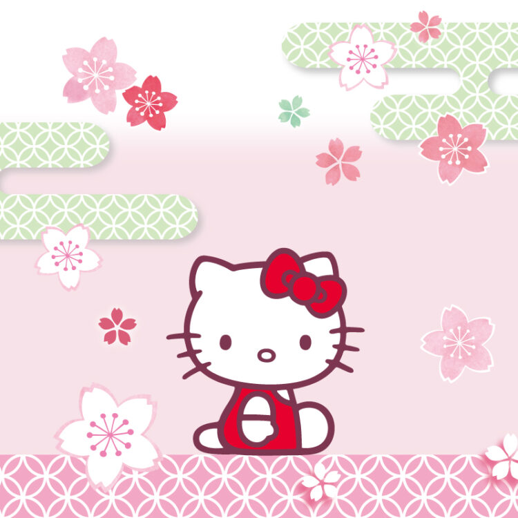 ハローキティと楽しむ お花見茶会