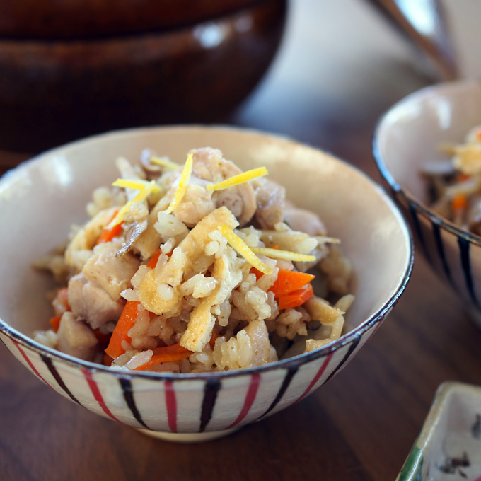 129_ゆず香る鶏肉と根菜の炊き込みごはん