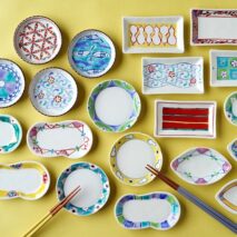 九谷焼の小皿あそび