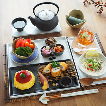 100_ベーコンとマカロニの豆乳スープ