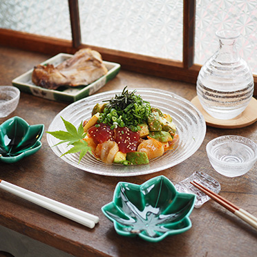 120_和えるだけおつまみ お造りとアボカドのキムチ和え