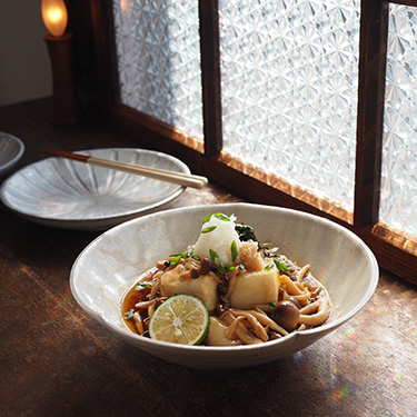 127_揚げ焼き豆腐のきのこ餡かけ