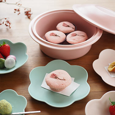 131_レンジで簡単 もちもち桜蒸しパン