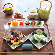 16_高野豆腐の肉詰め煮びたし