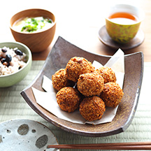 24_山椒香るおじゃこ入り アーモンドコロッケ