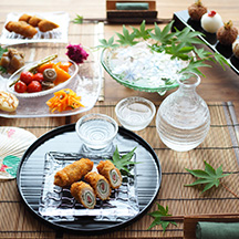 35_紅生姜と大葉の豚肉巻きフライ