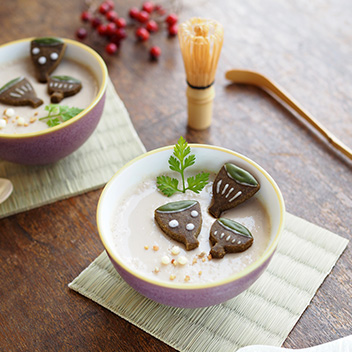 81_とろ餅入りほうじ茶ぷりん