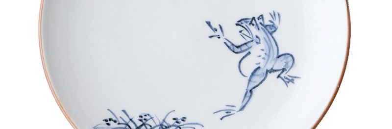 たち吉 鳥獣戯画シリーズ　カエルの描写工程