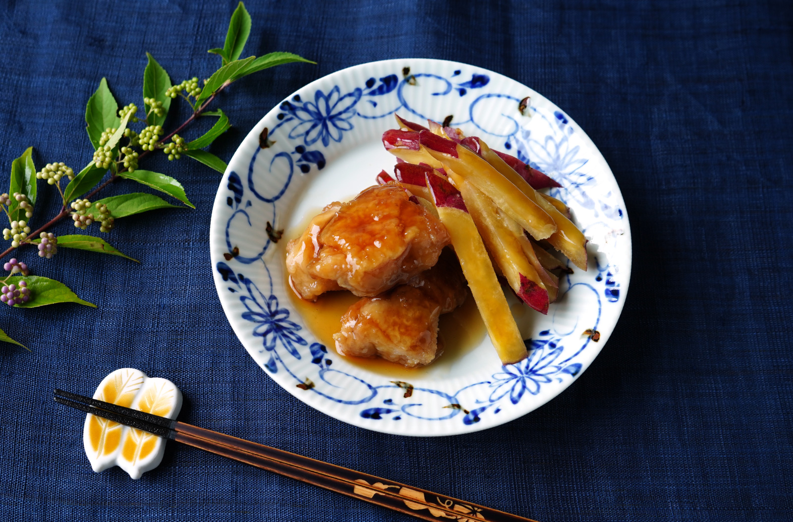 白磁さらさ銘々皿