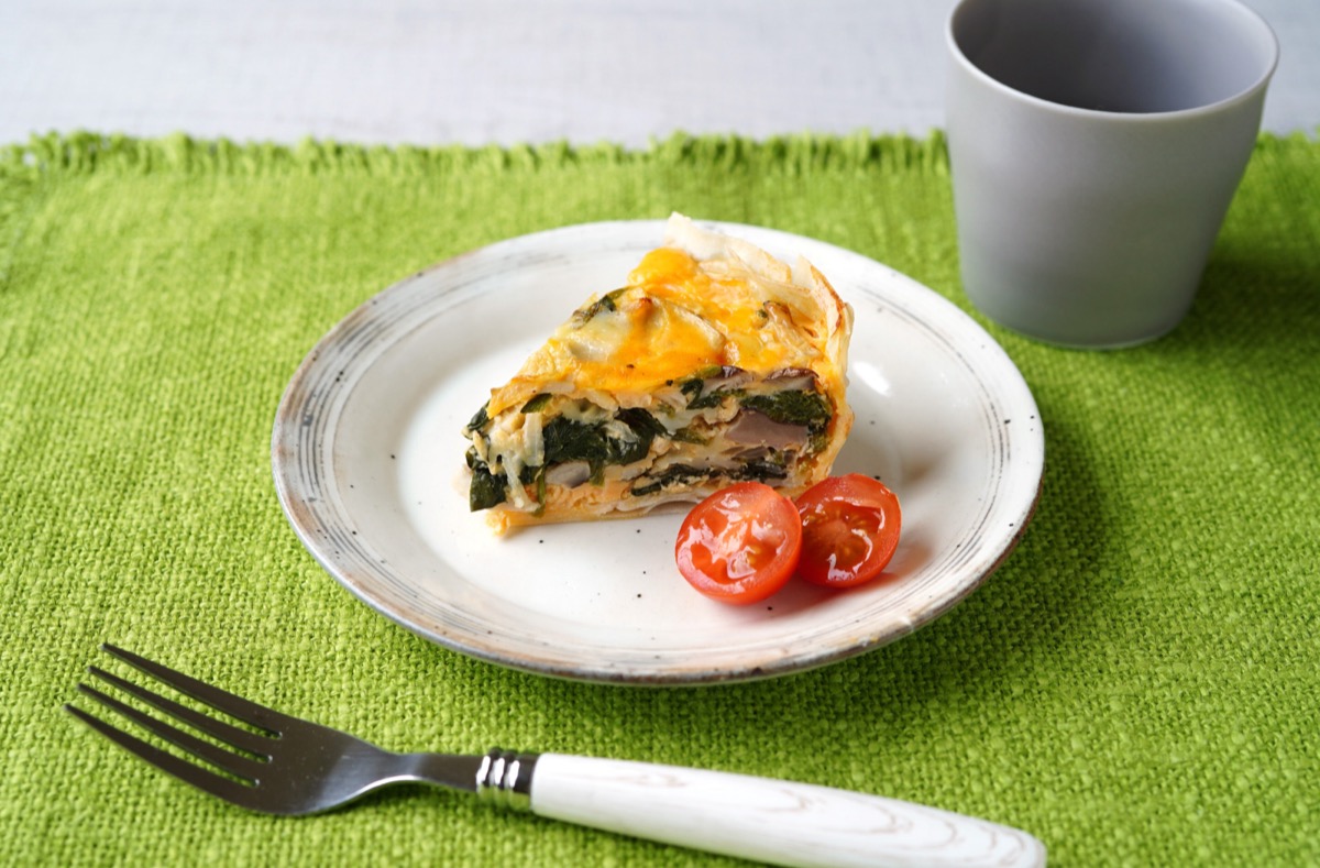 たまごとほうれんそうのキッシュ