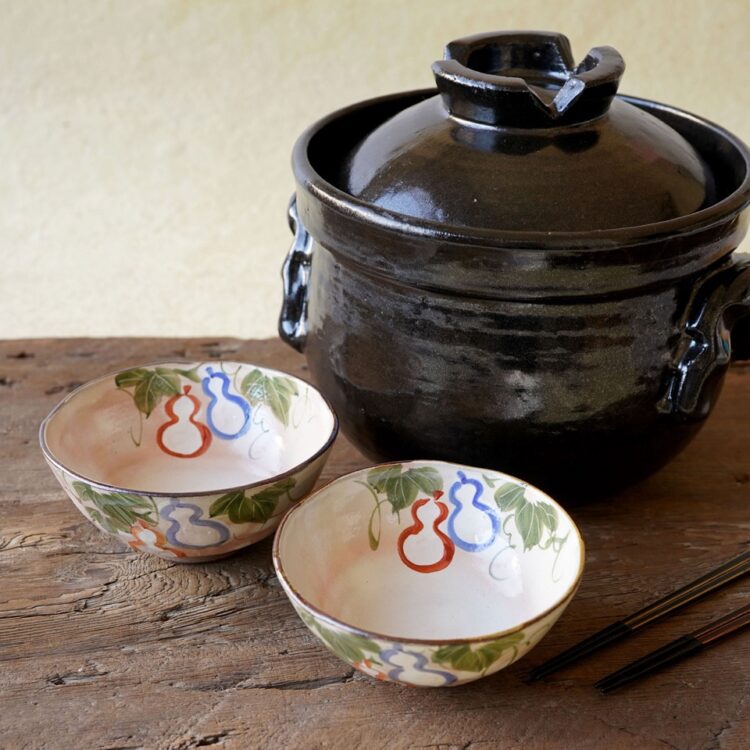 新米の季節　お気に入りのお茶碗で