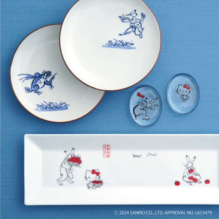 日本最古の漫画 鳥獣戯画のうつわ