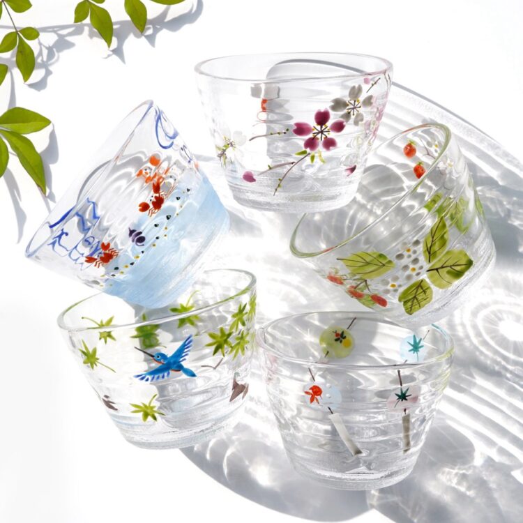 京の色絵ガラス