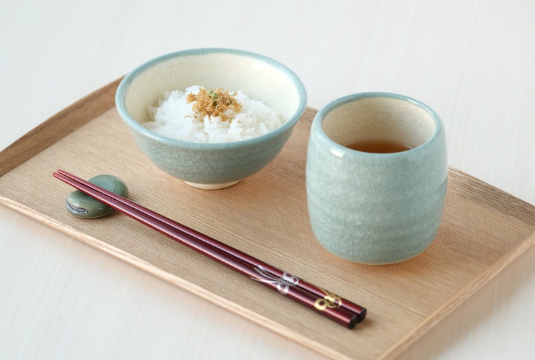 京焼・清水焼のご飯茶碗と湯呑 毎日使える