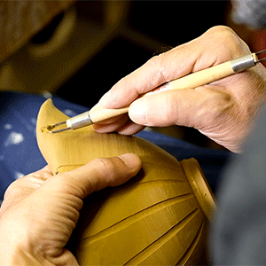 京焼・清水焼「京三島」陶楽陶苑の作品の工程のご紹介2