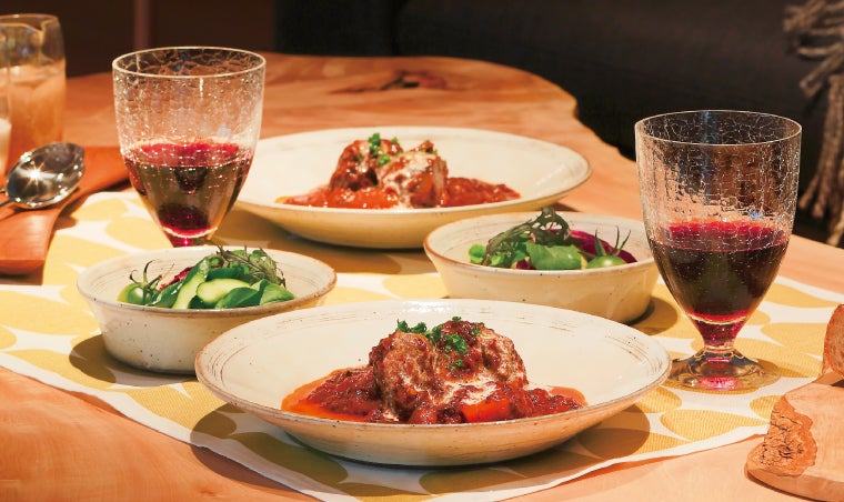 浮雲シリーズを使ったディナーシーン