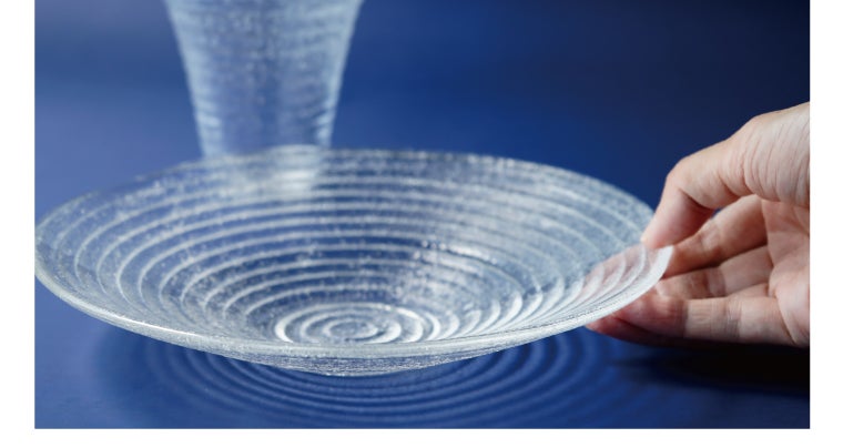 たち吉のガラスのうつわ 水音の特徴1