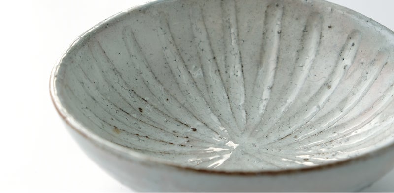 粉引彫文 うつわ