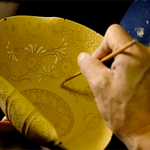 京焼・清水焼「京三島」陶楽陶苑の作品の工程のご紹介3