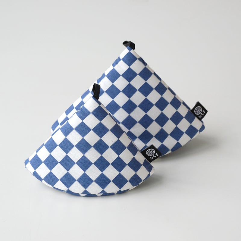 とんがり鍋つかみ 市松